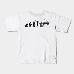 Evolution of piano Kids T-Shirt